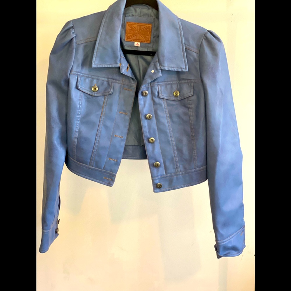 Faux leather jacket